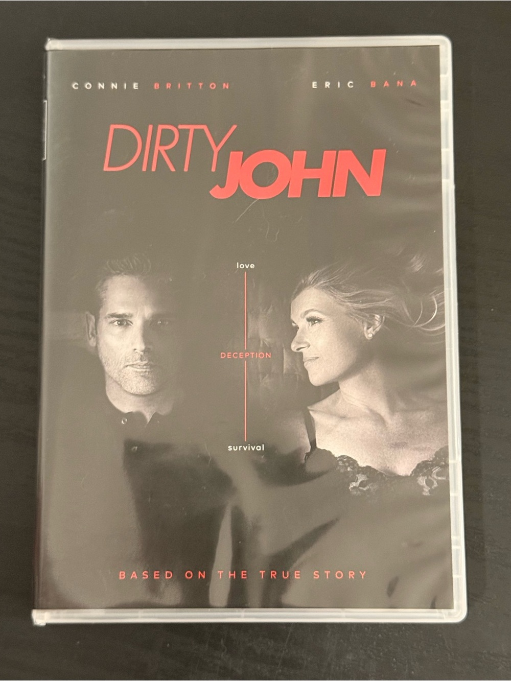 Dirty John DVD Movie - Black & Red Cover
